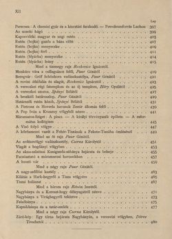 Bild der Seite - XII - in Az Osztrák-Magyar Monarchia írásban és képben - Magyarország V (II), Band 21