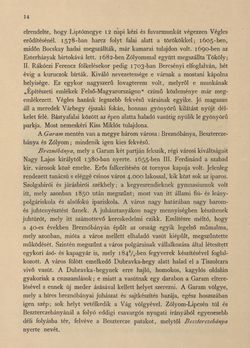 Bild der Seite - 14 - in Az Osztrák-Magyar Monarchia írásban és képben - Magyarország V (II), Band 21