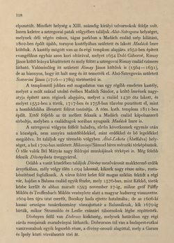 Bild der Seite - 118 - in Az Osztrák-Magyar Monarchia írásban és képben - Magyarország V (II), Band 21