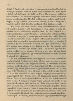 Bild der Seite - 458 - in Az Osztrák-Magyar Monarchia írásban és képben - Magyarország V (II), Band 21
