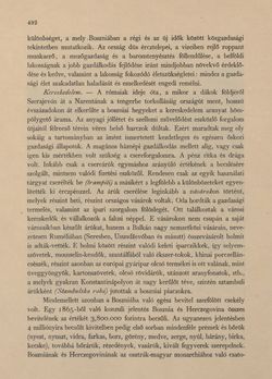 Image of the Page - 492 - in Az Osztrák-Magyar Monarchia írásban és képben - Bosznia és Hercegovina, Volume 22