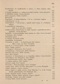 Image of the Page - XIII - in Az Osztrák-Magyar Monarchia írásban és képben - Magyarország VI, Volume 23/1
