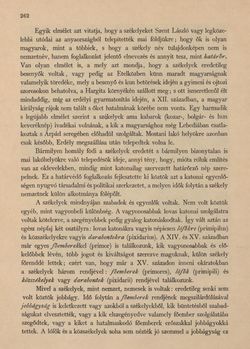 Bild der Seite - 262 - in Az Osztrák-Magyar Monarchia írásban és képben - Magyarország VI, Band 23/1