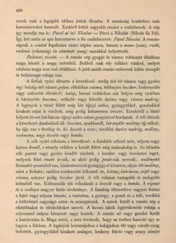 Bild der Seite - 420 - in Az Osztrák-Magyar Monarchia írásban és képben - Magyarország VI, Band 23/2