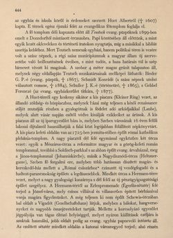 Bild der Seite - 444 - in Az Osztrák-Magyar Monarchia írásban és képben - Magyarország VI, Band 23/2