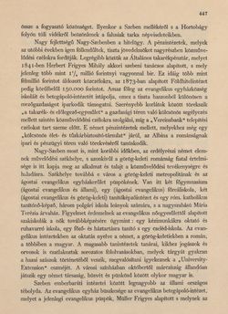 Image of the Page - 447 - in Az Osztrák-Magyar Monarchia írásban és képben - Magyarország VI, Volume 23/2
