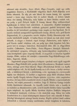 Image of the Page - 496 - in Az Osztrák-Magyar Monarchia írásban és képben - Magyarország VI, Volume 23/2