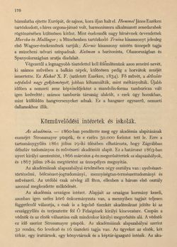 Image of the Page - 170 - in Az Osztrák-Magyar Monarchia írásban és képben - Horvát-Szlavonország (1), Volume 24/1
