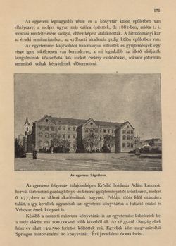 Image of the Page - 175 - in Az Osztrák-Magyar Monarchia írásban és képben - Horvát-Szlavonország (1), Volume 24/1