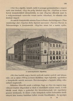 Bild der Seite - 185 - in Az Osztrák-Magyar Monarchia írásban és képben - Horvát-Szlavonország (1), Band 24/1