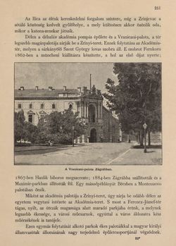 Image of the Page - 251 - in Az Osztrák-Magyar Monarchia írásban és képben - Horvát-Szlavonország (1), Volume 24/1