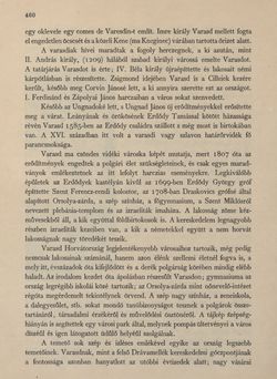 Image of the Page - 460 - in Az Osztrák-Magyar Monarchia írásban és képben - Horvát-Szlavonország (2), Volume 24/2