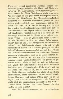 Bild der Seite - 32 - in Zur Kritik der Weiblichkeit