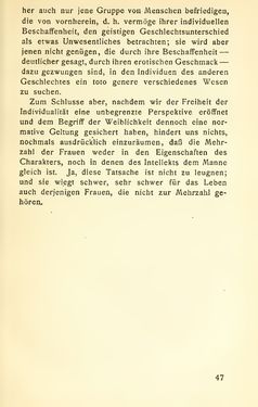 Image of the Page - 47 - in Zur Kritik der Weiblichkeit