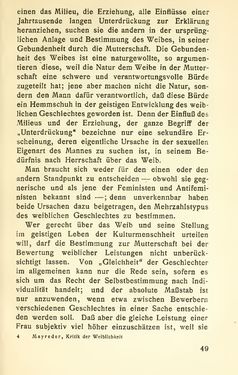Bild der Seite - 49 - in Zur Kritik der Weiblichkeit