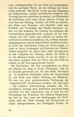 Bild der Seite - 62 - in Zur Kritik der Weiblichkeit