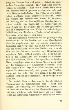 Image of the Page - 73 - in Zur Kritik der Weiblichkeit
