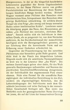 Image of the Page - 89 - in Zur Kritik der Weiblichkeit