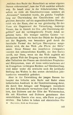 Image of the Page - 145 - in Zur Kritik der Weiblichkeit