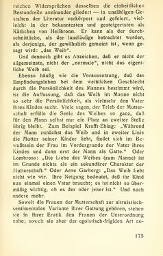 Image of the Page - 175 - in Zur Kritik der Weiblichkeit