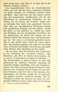 Image of the Page - 193 - in Zur Kritik der Weiblichkeit