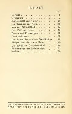 Image of the Page - (000306) - in Zur Kritik der Weiblichkeit