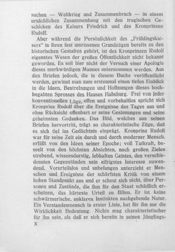 Image of the Page - X - in Kronprinz Rudolf - Politische Briefe an einen Freund 1882-1889