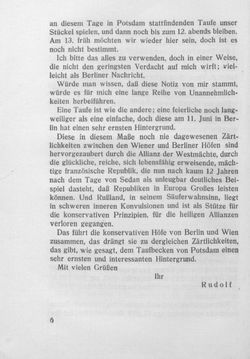 Bild der Seite - 6 - in Kronprinz Rudolf - Politische Briefe an einen Freund 1882-1889