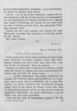 Bild der Seite - 17 - in Kronprinz Rudolf - Politische Briefe an einen Freund 1882-1889