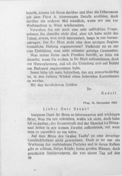 Bild der Seite - 20 - in Kronprinz Rudolf - Politische Briefe an einen Freund 1882-1889