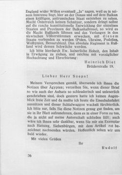 Bild der Seite - 26 - in Kronprinz Rudolf - Politische Briefe an einen Freund 1882-1889