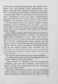 Bild der Seite - 31 - in Kronprinz Rudolf - Politische Briefe an einen Freund 1882-1889