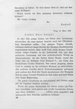 Image of the Page - 40 - in Kronprinz Rudolf - Politische Briefe an einen Freund 1882-1889