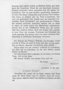 Bild der Seite - 48 - in Kronprinz Rudolf - Politische Briefe an einen Freund 1882-1889