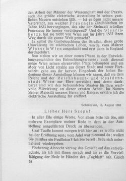 Image of the Page - 54 - in Kronprinz Rudolf - Politische Briefe an einen Freund 1882-1889