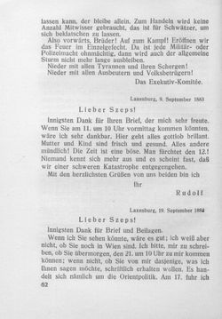 Bild der Seite - 62 - in Kronprinz Rudolf - Politische Briefe an einen Freund 1882-1889