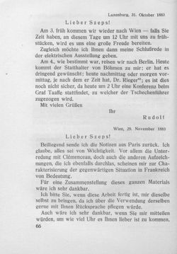 Image of the Page - 66 - in Kronprinz Rudolf - Politische Briefe an einen Freund 1882-1889