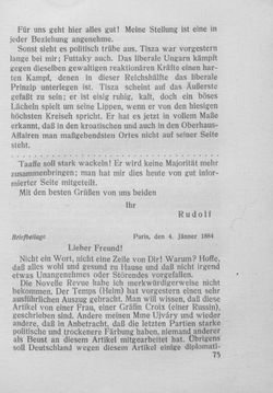 Bild der Seite - 75 - in Kronprinz Rudolf - Politische Briefe an einen Freund 1882-1889