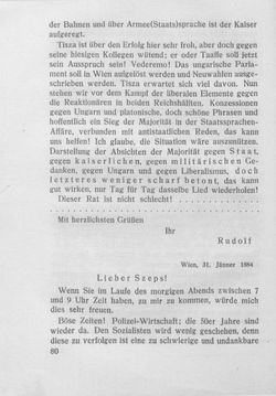 Image of the Page - 80 - in Kronprinz Rudolf - Politische Briefe an einen Freund 1882-1889