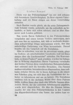 Bild der Seite - 84 - in Kronprinz Rudolf - Politische Briefe an einen Freund 1882-1889