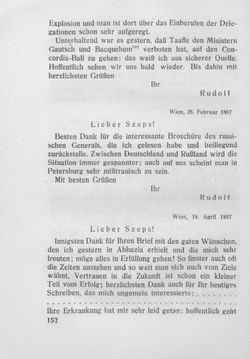 Image of the Page - 152 - in Kronprinz Rudolf - Politische Briefe an einen Freund 1882-1889