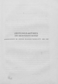 Image of the Page - 169 - in Kronprinz Rudolf - Politische Briefe an einen Freund 1882-1889