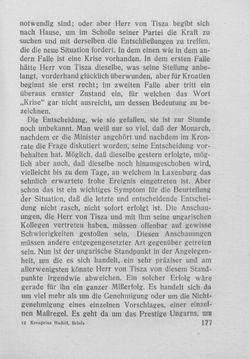 Bild der Seite - 177 - in Kronprinz Rudolf - Politische Briefe an einen Freund 1882-1889