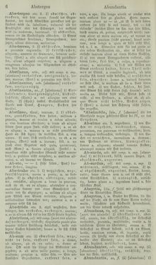 Image of the Page - 6 - in Lateinisch-Deutsches und Deutsch-Lateinisches Schul-Wörterbuch - Lateinisch-Deutscher Theil