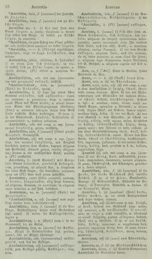 Image of the Page - 10 - in Lateinisch-Deutsches und Deutsch-Lateinisches Schul-Wörterbuch - Lateinisch-Deutscher Theil