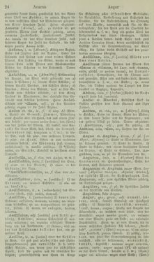 Image of the Page - 24 - in Lateinisch-Deutsches und Deutsch-Lateinisches Schul-Wörterbuch - Lateinisch-Deutscher Theil