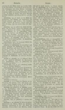 Image of the Page - 26 - in Lateinisch-Deutsches und Deutsch-Lateinisches Schul-Wörterbuch - Lateinisch-Deutscher Theil