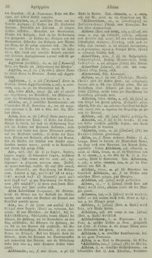 Image of the Page - 36 - in Lateinisch-Deutsches und Deutsch-Lateinisches Schul-Wörterbuch - Lateinisch-Deutscher Theil