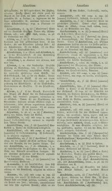 Image of the Page - 43 - in Lateinisch-Deutsches und Deutsch-Lateinisches Schul-Wörterbuch - Lateinisch-Deutscher Theil