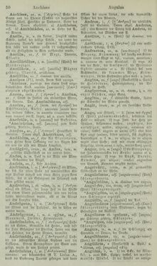 Bild der Seite - 50 - in Lateinisch-Deutsches und Deutsch-Lateinisches Schul-Wörterbuch - Lateinisch-Deutscher Theil